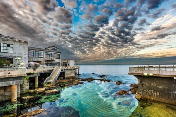 Sunset Over the Great Tide Pool